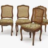 Vier Stühle Deutsch und Frankreich, 18./19. Jahrhundert - photo 1