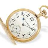 Taschenuhr: amerikanische Prunksavonnette mit Präzisionswerk, "Chronometer" Hampden No. 3278082, ca.1917 - photo 3
