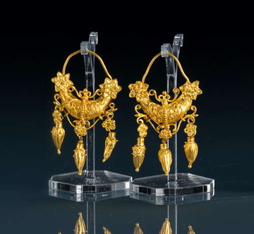 Paar Ohrringe im etruskischen Stil - Foto 1