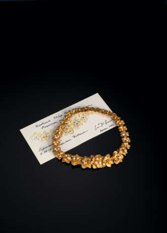 Feines Gold-Blumen-Collier - photo 1