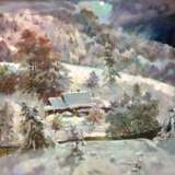 Романтика зимы Canvas Oil paint Realism Landscape painting 2020 - photo 1