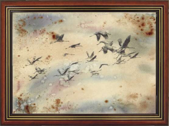 Drawing “Oh, wild geese were flying. Drawing handmade, 2020 Author - Mishareva Natalia”, Paper, Graphite, Realist, Animalistic, 2020 - photo 2