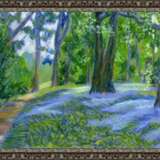 Design Painting “Forget-me-nots in Trigorsky”, Paper, Pastel, Contemporary realism, Landscape painting, 1998 - photo 1