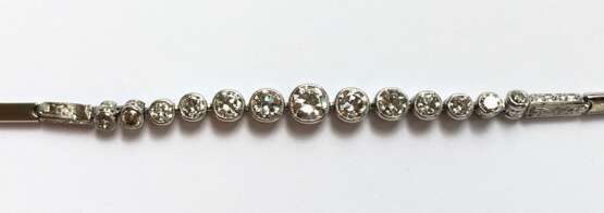 Art-Deco-Armband mit Diamanten - photo 2