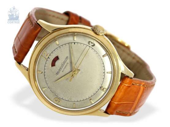 Armbanduhr: gesuchte Sammleruhr, Jaeger-LeCoultre Power Reserve Kal. 481 Automatic, 18K Gold, 50er Jahre - photo 1