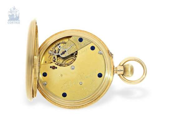 Taschenuhr: schwere englische Präzisionstaschenuhr, vermutlich Observatoriums-Chronometer, John Bennett London No.35043, 1879 - photo 9
