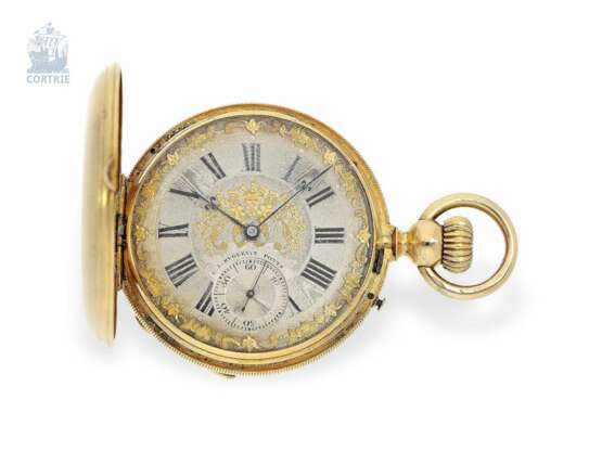 Taschenuhr: schweres Ankerchronometer für den südamerikanischen Markt, Huguenin No.40166, ca. 1870 - photo 1
