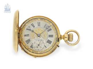 Taschenuhr: schweres Ankerchronometer für den südamerikanischen Markt, Huguenin No.40166, ca. 1870
