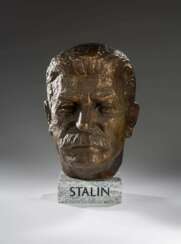 Buste en bronze &quot;J. Staline&quot;