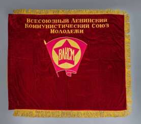 Fahne der Jugendorganisation "Komsomol"