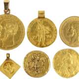 Konvolut von 6 Goldmünzen - Foto 1