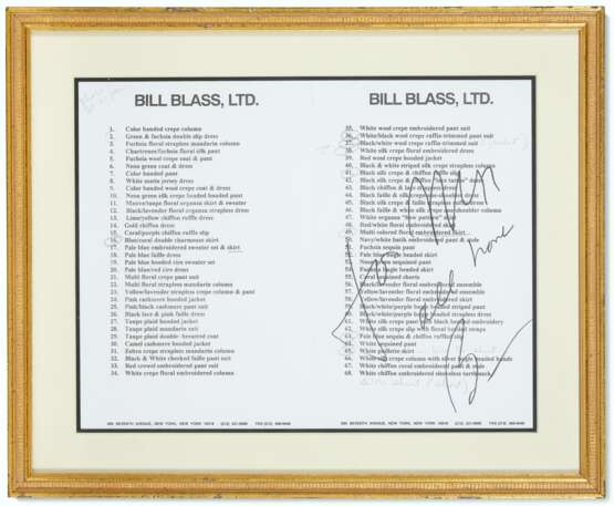 BILL BLASS (AMERICAN, 1922-2002) - photo 4