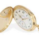 Taschenuhr: A. Lange & Söhne Glashütte Goldsavonnette mit goldener Uhrenkette, Originalbox und Originalpapieren, ca. 1925 - Foto 7