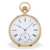 Taschenuhr: außergewöhnliche, frühe A. Lange & Söhne Taschenuhr mit Prunkgehäuse, Glashütte 1882, mit Stammbuchauszug - фото 8