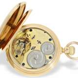 Taschenuhr: schweres hochfeines A. Lange & Söhne Ankerchronometer mit Patentrücker, Glashütte 1883, mit Stammbuchauszug - Foto 4