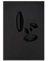 Paolo Scheggi | Intersuperficie curva nera