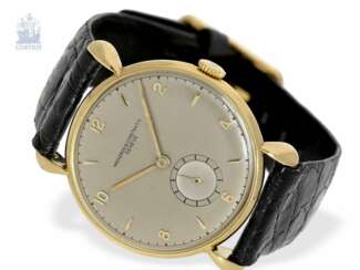 Armbanduhr: sehr elegante vintage Herrenuhr Vacheron & Constantin Geneve mit "Tear-Drop-Lugs", ca.1950