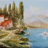 Painting “Dreams of Maggiore”, Canvas, Oil paint, Academism, Landscape painting, 2020 - photo 1