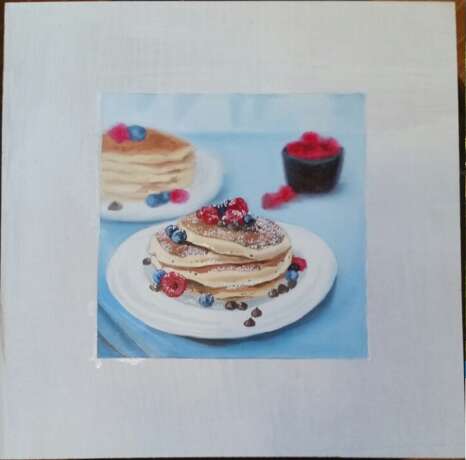 Design Painting “Pancakes”, Oil paint, Impressionist, Still life, 2019 - photo 1