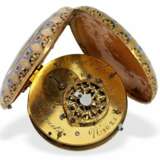 Taschenuhr: Rarität, Gold/Emaille-Damensavonnette für den osmanischen Markt, hervorragende Qualität, Leroy Paris, Eleve de Breguet No.1025, ca.1810 - photo 2