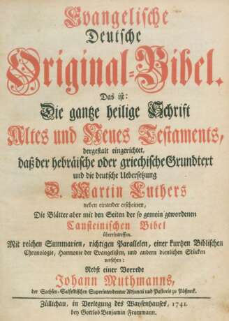 Biblia germanica. - Foto 1