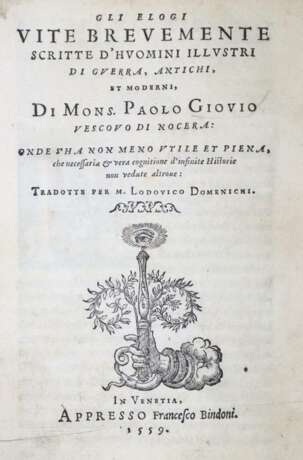 Giovio (Jovius), P. - Foto 1