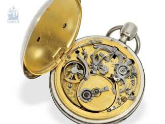 Taschenuhr: komplizierte und sehr feine Zylinderuhr mit Repetition und Musikspielwerk, vermutlich Genf ca. 1820