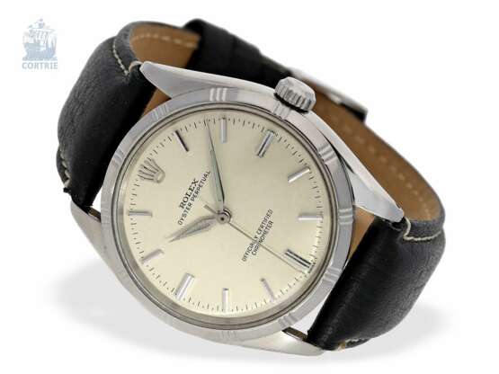 Armbanduhr: Rolex Sammleruhr, Chronometer Referenz 6564 in Stahl, vermutlich 1957 - photo 1