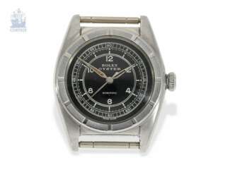 Armbanduhr: äußerst seltene Rolex mit schwarzem "Scientific-Dial", Ref.5015, ca.1950