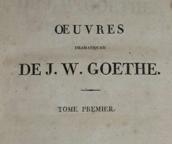 Goethe, J.W.(v.). - фото 1