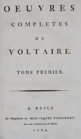 Voltaire, F.M.A.de. - фото 1