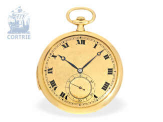 Taschenuhr: ultra flache, sehr seltene Frackuhr mit Minutenrepetition, Henry Moser, Kaliber Audemars Piguet No.13954, um 1905