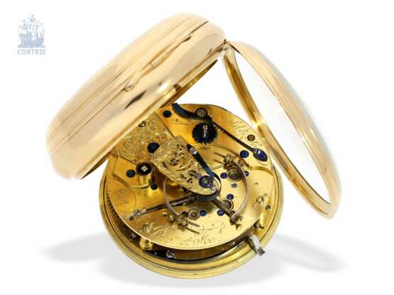 Taschenuhr: bedeutendes und museales Taschenchronometer, John Arnold & Son London No.484/785, 1794/1866 - фото 5