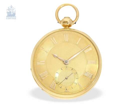 Taschenuhr: hochfeines englisches Taschenchronometer, um 1800, George Margetts, London (1748-1808), "Longitudinal Watchmaker" , "Master of Horology" seit 1779 - photo 1