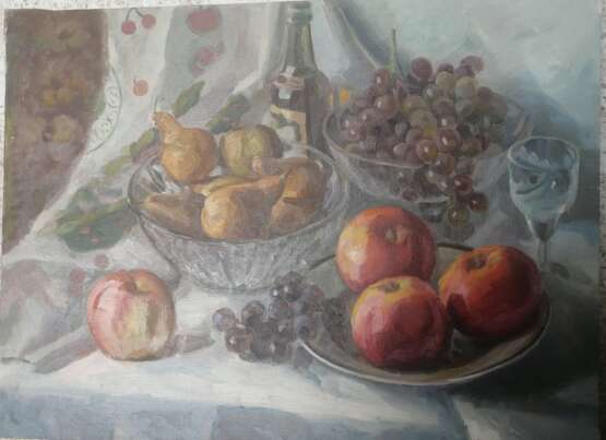 Painting “Gifts of the South”, Mixed media, Still life, 1984 - photo 4