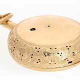 Taschenuhr: bedeutende und große Gold/Emaille-Doppelgehäuse-Spindeluhr mit Repetition, George Prior London No. 14037, gefertigt für den osmanischen Markt, um 1810 - фото 6