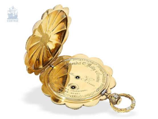 Taschenuhr: museale, große Gold/Emaille-Taschenuhr für den osmanischen Markt, herausragende Qualität, Blondel & Melly No.13666, Genf ca.1830 - photo 7
