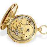 Taschenuhr: frühes Taschenchronometer der "Extra"- Klasse mit Minutenrepetition, Baudin Freres Geneve No.1100, ca.1840 - фото 3