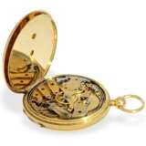 Taschenuhr: frühes Taschenchronometer der "Extra"- Klasse mit Minutenrepetition, Baudin Freres Geneve No.1100, ca.1840 - фото 5