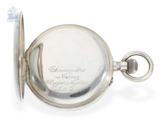 Taschenuhr: extrem seltenes Beobachtungschronometer, Ulysse Nardin Locle & Genève “Chronometre”, No. 19772, circa 1925 - Foto 3