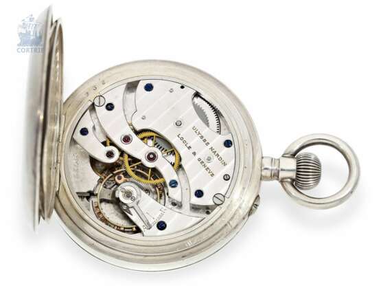 Taschenuhr: extrem seltenes Beobachtungschronometer, Ulysse Nardin Locle & Genève “Chronometre”, No. 19772, circa 1925 - фото 4