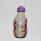 Lot: 3 Überfangglas Snuff Bottles - Foto 15