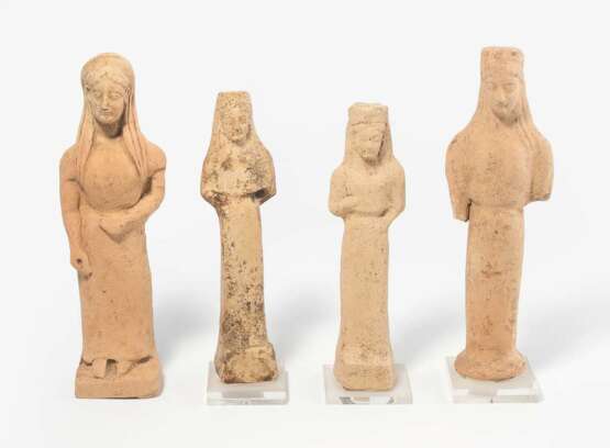 Lot: 4 archaische Votivfiguren - фото 1