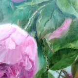 Июльские розы Canvas on the subframe Oil paint Romanticism 2020 - photo 4