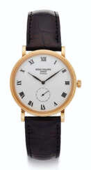 PATEK PHILIPPE, 18K GOLD, RETAILED BY TIFFANY & CO., REF. 3919J