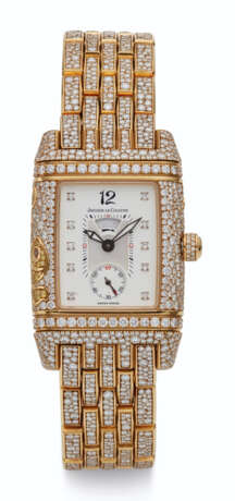 Jaeger-LeCoultre. JAEGER-LECOULTRE, GRAN'SPORT REVERSO 'KINGYO' OR 'GOLDFISH', 18K GOLD AND DIAMOND-SET BRACELET WATCH WITH DAY/NIGHT INDICATION, REF. 296.1.74 - фото 1