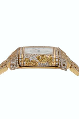 Jaeger-LeCoultre. JAEGER-LECOULTRE, GRAN'SPORT REVERSO 'KINGYO' OR 'GOLDFISH', 18K GOLD AND DIAMOND-SET BRACELET WATCH WITH DAY/NIGHT INDICATION, REF. 296.1.74 - Foto 3