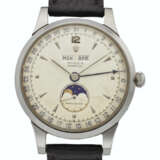 Rolex. ROLEX. STEEL TRIPLE CALENDAR WITH MOON PHASES, REF. 8171 - фото 1