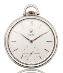 ROLEX, NEW-OLD STOCK CONDITION, STEEL, OPEN-FACE POCKET WATCH, REF. 3400