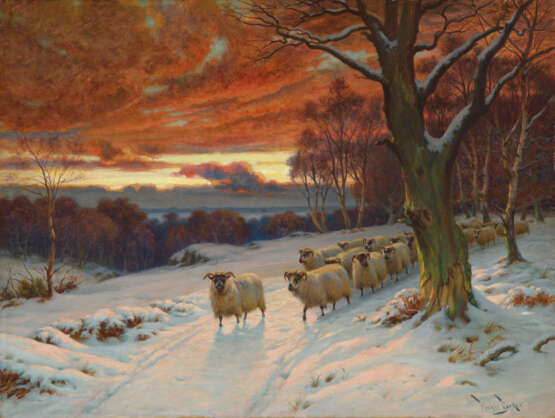 Barker, Wright. WRIGHT BARKER (BRITISH, 1864-1941) - Foto 1